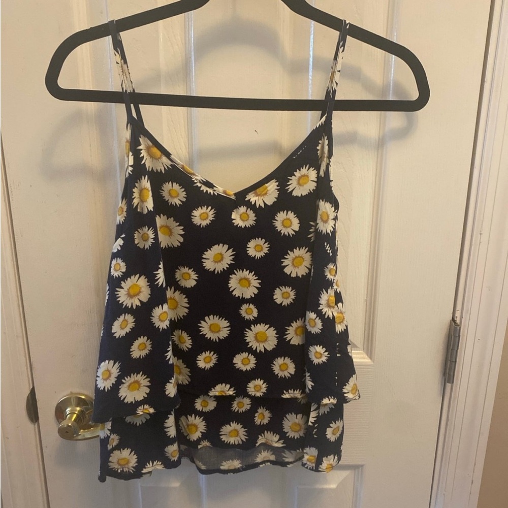 Alya Daisy Layered Spaghetti Strap Top